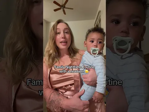 Family Nighttime Routine with a BABY 😴