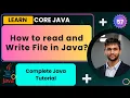 Complete File Reading Writing in Java Application Lecture 57 Java Course Smart Java Developer