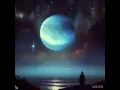 Download Lagu #bluemoon 8/30/2023  a rare blue #supermoon with #Saturn peeking from behind #aiart #franksinatra