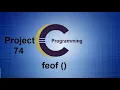 File Handling Function feof in C Programming - C library function