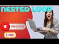 Nested loop in C C learn Coding Urdu Hindi
