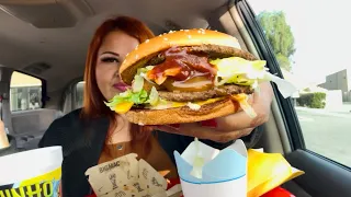 Mc Donalds World Cup FIFA Meal / Car Mukbang
