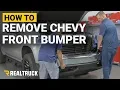 How to Remove a Factory Front Bumper on a 2019 Chevy Silverado 1500