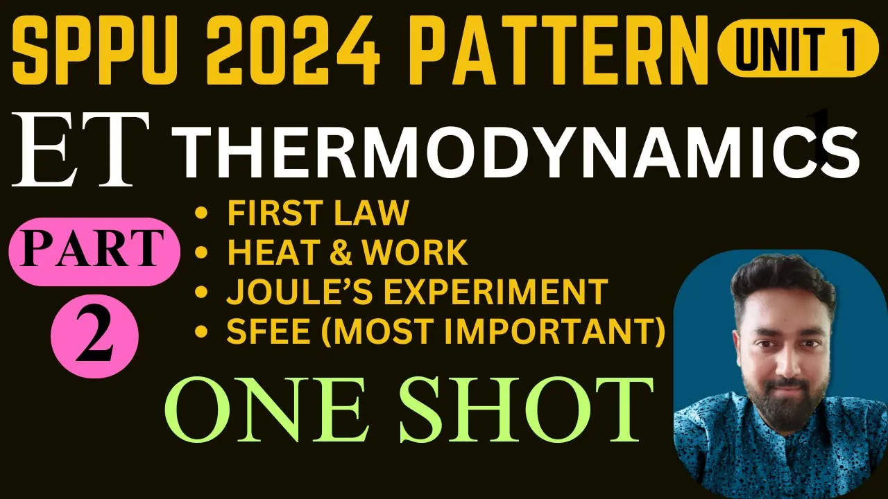 UNIT 1 ENGG. THERMODYNAMICS | ONESHOT PART 2