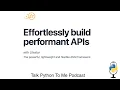Litestar Effortlessly Build Performant APIs - Talk Python to Me Ep 433