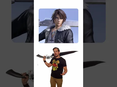 How Legit is Squall Leonhart’s Gunblade? #shorts