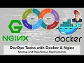 Devops Tasks with Docker Nginx