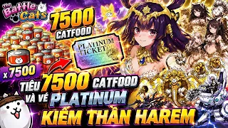 THE BATTLE CATS - TẬP 4 - TIÊU 7500 CATFOOD VÀ VÉ PLANIUM ĐỂ KIẾM DÀN HARAM THẦN MLEM MLEM