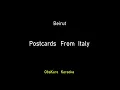 Beirut - Postcards From Italy - Karaoke Instrumental Lyrics - ObsKure