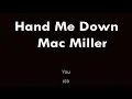 [THAISUB] Mac Miller - Hand Me Downs