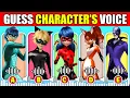 CRAZIEST Guess The Miraculous Ladybug Disney Movie Characters By Their Voice Hawk Moth CatNoir