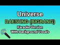Download Lagu Universe By DAESUNG (BIGBANG) (Karaoke Version With Backing Vocals)