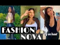 Trying on sexy cozy FASHION NOVA outfits