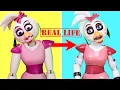 WE MADE A REAL LIFE FIVE NIGHTS AT FREDDYS GLAMROCK CHICA