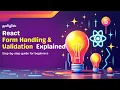 React JS Simple Form Handling Validation Tutorial Beginner Friendly