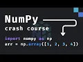 Learn NumPy in 1 Hour Beginner Tutorial