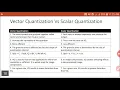 Vector Vs Scalar Quantization