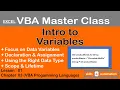 Variables Excel VBA Master Class 3 1