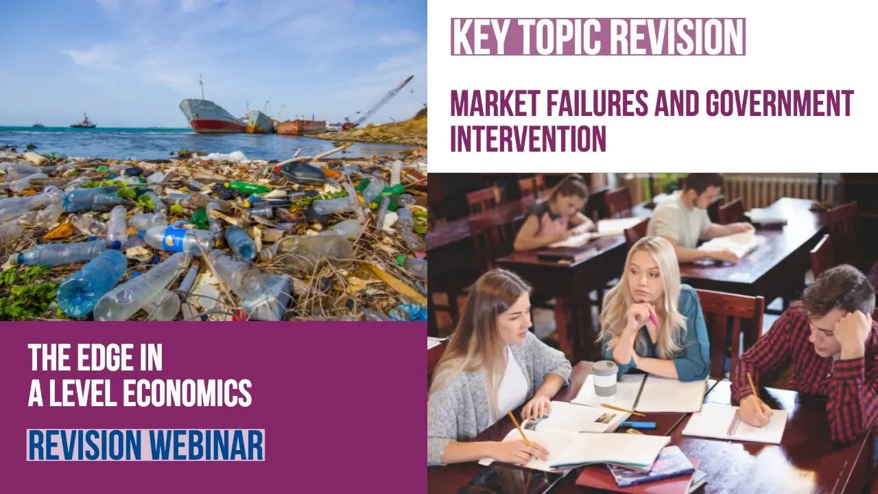Market Failure & Government Intervention I A Level and IB Economics