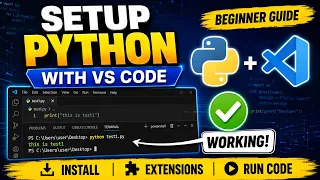 How to Install Python VS Code Beginner Tutorial 2026