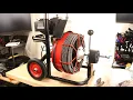 VEVOR Drain Cleaner Machine 100FT x Inch Auto Feed Sewer Snake Auger on Wheels 550W Portable