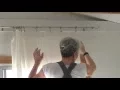 Hanging Curtains Using Ring Clips easiest method - presented by Tricia Rose of Rough Linen