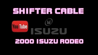 2000 Isuzu Rodeo - 3 2