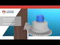The Lithonia Lighting BarnGuard LED Security Light - Easy Installation