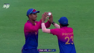 UAE get the breakthrough Pakistan U19 v UAE U19 DP World Men s U19 Asia Cup 2025