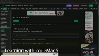 SCRAPPED Master HTML with W3Schools HTML Comments