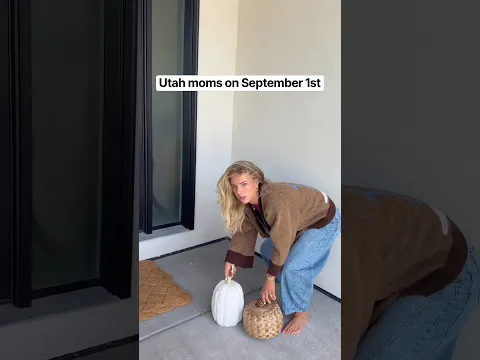 Utah moms on September 1st