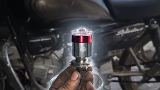 MG led light fitting | led light bike par kaise lagate hain | yellow white led light connection 