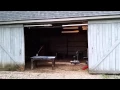 Automatic sliding barn door