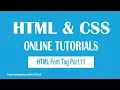 HTML Tutorials For Beginners - 11