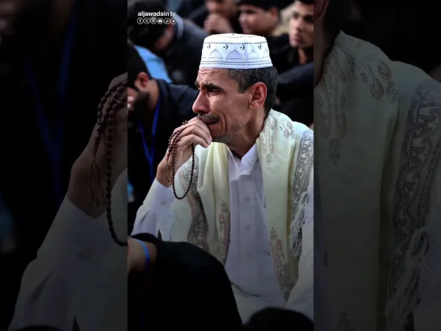 ياصادق الآل نعتك العبادوقلوبهم توشحت بالسواد مجلس عزاء تجمع بغداد الحسيني في العتبة العسكرية المقدسة