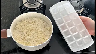 AGORA SÓ FAÇO ARROZ COM GELO/ SOFRI MUITO ANTES DE SABER DISSO.. Novo Jeito de Fazer Arroz