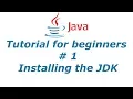 Java Programming Tutorial 1 - Installing JDK BTT