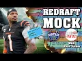 8-Team 2 QB PPR Redraft League Monday Night Mock Drafts with Evan