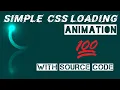 Simple CSS Loading Animation HTML CSS Effect Code Flip Md Arfe Alam