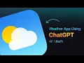 How to make a Weather App using ChatGPT HTML CSS JS Dodagatta Nihar