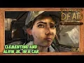 Clementine and Alvin Jr Ride a Car Scene The Walking Dead Season 4 Episode 1