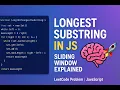 Longest Substring Without Repeating Characters Most Asked Coding Interview Question in JavaScript