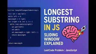 Longest Substring Without Repeating Characters Most Asked Coding Interview Question in JavaScript