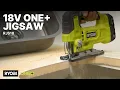 RYOBI 18V ONE Jigsaw RJS18 in action