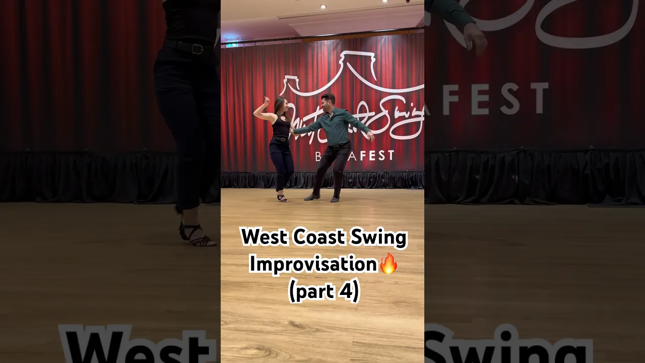 West Coast Swing Improvisation Part 4 #semionmaria #westcoastswing #modernswing #improvisation
