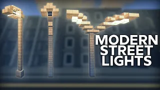 15 Ways to Build Modern Street Lamps in Minecraft