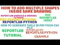 REPORTLAB REPORTLAB PYTHON TUTORIAL How To Add Multiple Shapes in Pdf File Using Python PART 38
