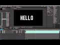 Line Dash Animated Typeface Tutorial