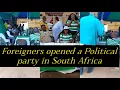 Mzansi angry after Foreigners opened their own political party in SA😱😳