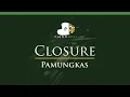 Pamungkas - Closure - LOWER Key (Piano Karaoke Instrumental)